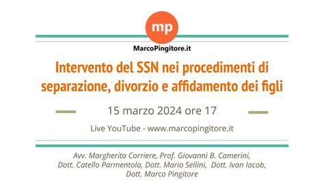 L Intervento Del Servizio Sanitario Nei Casi Di Separazione Divorzio E