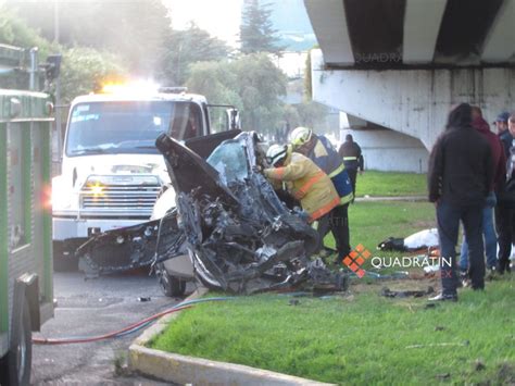 Choca En Puente De Tollocan Y Muere