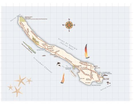 Map of Galiano Island