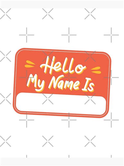 Graffiti Hello My Name Stickers Poster For Sale By Hamdanisalim