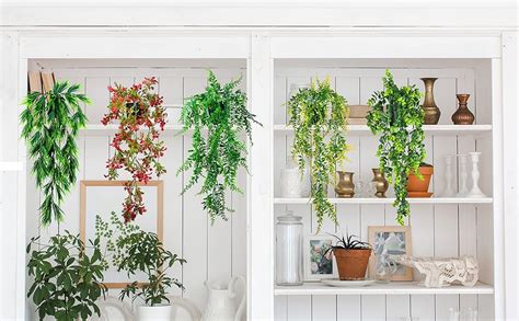 Buy Tdas Artificial Plants With Pot Leaves Hanging Ivy Garlands Plant