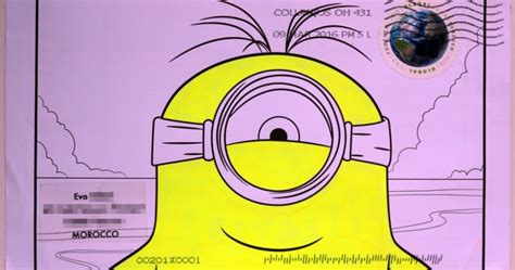 Mail Adventures Almost Naked Minion