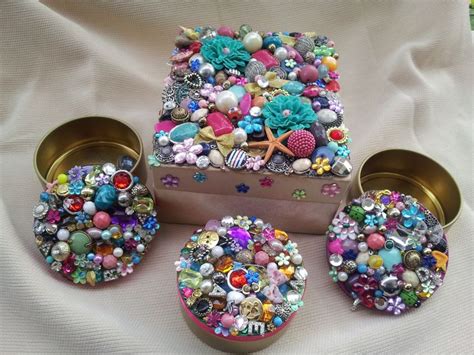 DIY colorful jewelry box | Craft show ideas, School crafts, Crafts