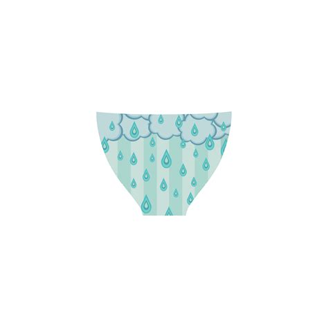 Stripes And Raindrops Custom Bikini Swimsuit Model S Id D