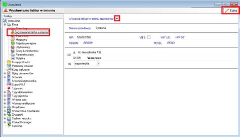 H50 HMF Wystawianie Faktur W Imieniu Innego Podmiotu Symfonia