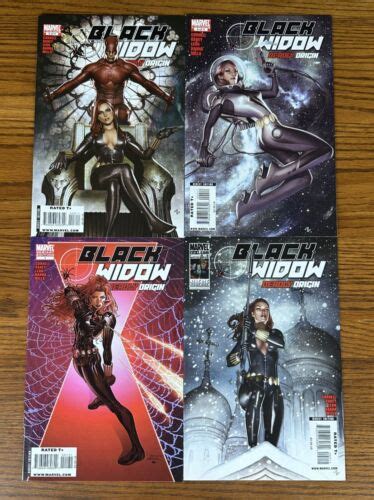 Black Widow Deadly Origin 1 4 Variant Adi Granov Complete Set 2 3 Marvel 2010 Ebay