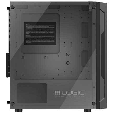 Nowy Gamingowy Logic Aramis Czarny ARGB MINI AMD Ryzen 5 4500 3 6 GHz