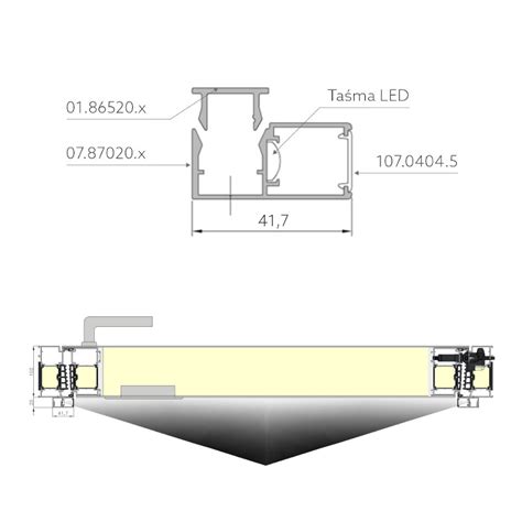 Profil Do Monta U O Wietlenia Led Yawal Sa Architektoniczne Systemy