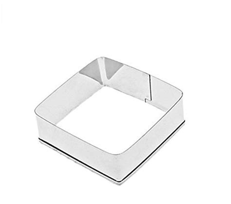 Anyana Pcs Set Square Stainless Steel Cookie Cutter Cake Mould Tool