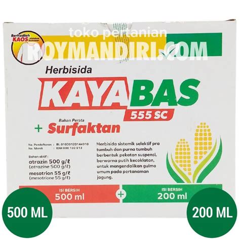 Jual HERBISIDA KAYABAS 555 SC 500 ML Shopee Indonesia