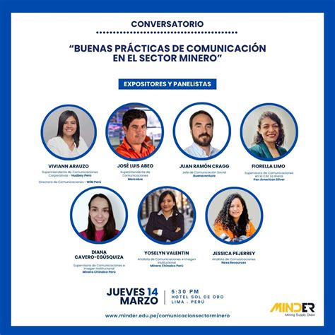 Conversatorio Buenas Prácticas de Comunicación en el Sector Minero