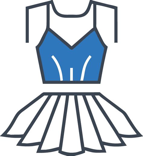 Blue Ballerina Dress Elegant Costume Illustration for Dance and Fashion