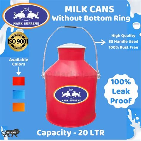 10 Liter Milk Can Mark Supreme At Rs 260 Piece Sanwer Road Industrial