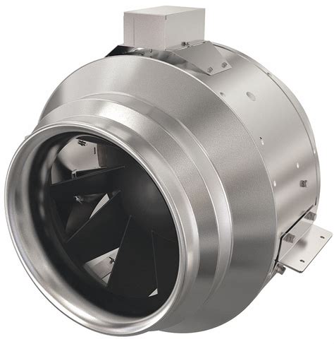 Fantech Galvanized Steel Inline Centrifugal Duct Fan Fits Duct Dia 12 In Voltage 120v 4ym40