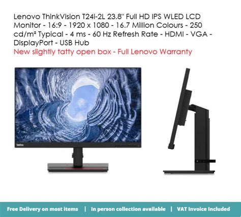 Lenovo Thinkvision T L Full Hd Silicon Alley