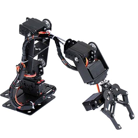 Buy Mechanical Arm, 6DOF Robot Arm, Full Metal Programmable Robot ...