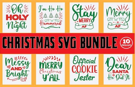 Premium Vector Christmas Svg Design Bundle