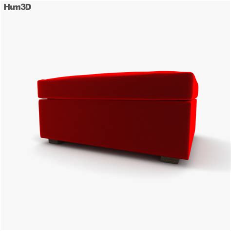 IKEA Kivik Ottoman 3D model - Download in MAX, OBJ, FBX, C4D