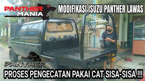 Modifikasi Isuzu Panther Lawas Proses Pengecatan Dasar Bak Dengan