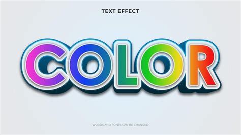 The Word Color Is Made Up Of Different Colors And Shapes Including