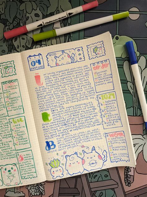 Pokemon theme 😊 : r/Journaling