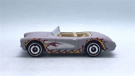 Машинка Базова Hot Wheels 1956 Corvette Ken Barbie The Movie 1 64 HTB37 Grey купити в інтернет