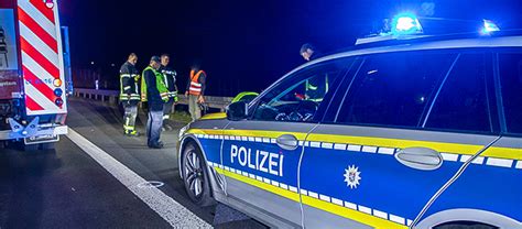 T Dlicher Motorradunfall Auf Der A