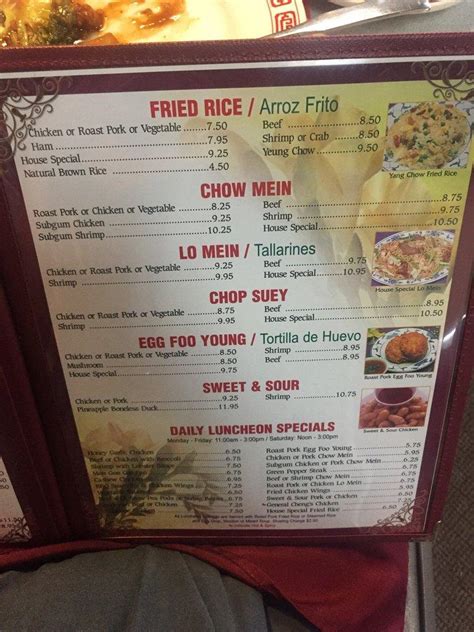 Menu At Susie Lai Chinese Restaurant North Miami Beach