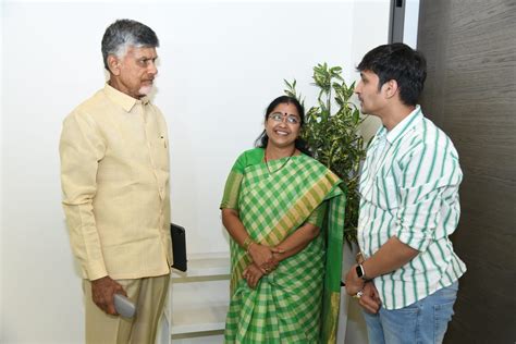 JYOTHSNA TIRUNAGARI On Twitter Met Sri Ncbn Garu At His Residence