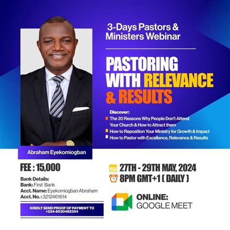 Buy PASTORING WITH RELEVANCE AND RESULTS By Abraham Eyekomiogban On