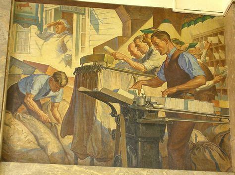 36 WPA post office murals ideas | office mural, wpa, mural