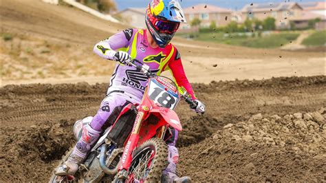 Jett Lawrence Lake Elsinore Mx Raw Video Youtube