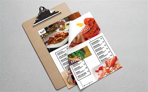 Free Bistro Menu Template for Photoshop & Illustrator - BrandPacks