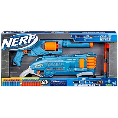 Nerf Elite 2.0 Double Defense Pack Blasters and Darts Set