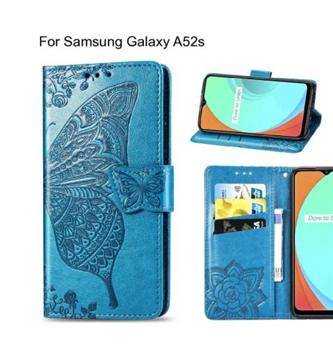 Samsung Galaxy A52s Case Embossed Butterfly Wallet Leather Case Online