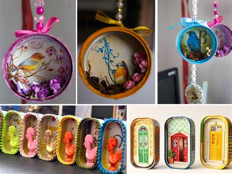 50 manualidades con latas de atún Reciclagem Atum e Latas decoradas