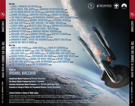 Deluxe Soundtrack For Star Trek Into Darkness Released Giacchino