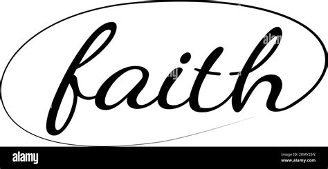 Faith vectors Black and White Stock Photos & Images - Alamy