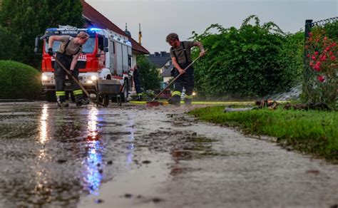 Heftiges Gewitter Sorgte Lokal F R Einige Eins Tze Der Feuerwehren In