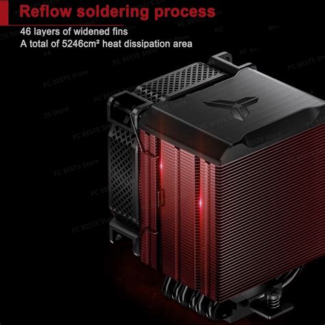 Jonsbo HX6210 Black / White High Performance 9cm Fan Cpu Cooler Cpu ...