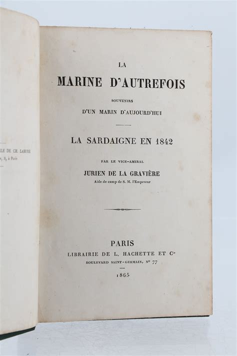 La Marine D Autrefois Souvenirs D Un Marin D Aujourd Hui La Sardaigne