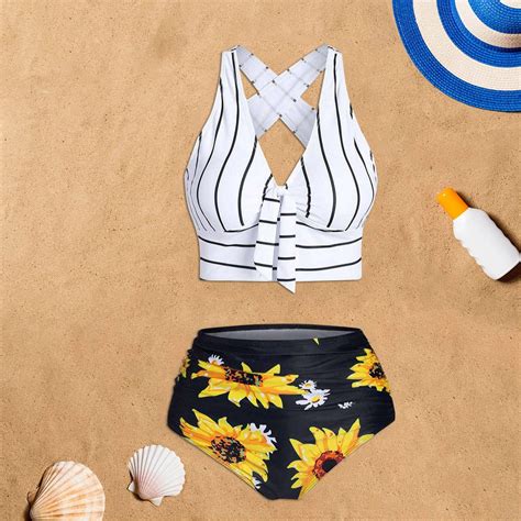 Snowsong Swim Suits Bikini Sets Women Swimsuits High Waisted Bathing