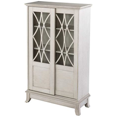 White Sliding Door Media Cabinet Trabahomes