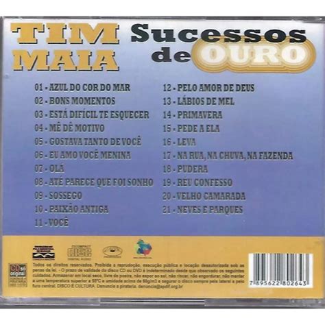 Cd Tim Maia Sucessos De Ouro Vol Grandes Sucessos Em Promo O Na