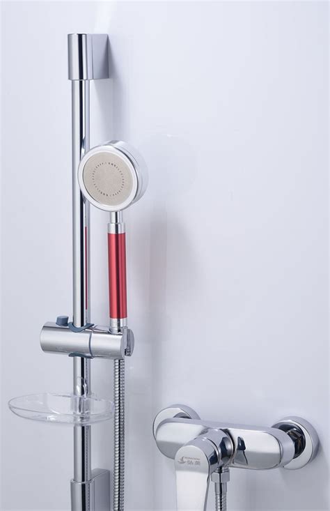 Mix Water Valve Of Hot And Cold Water Tap Dark Bath Into A Wall Switch Shower Bath Bathroom