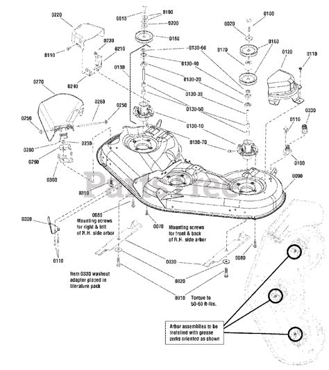 Craftsman Lawn Tractor Mower Deck Parts