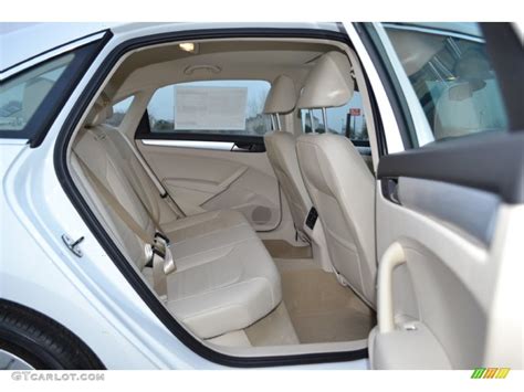 Cornsilk Beige Interior 2013 Volkswagen Passat 25l Se Photo 76928076