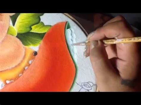 Pintura En Tela Ni A Papaya Con Cony Pintura En Tela Videos De