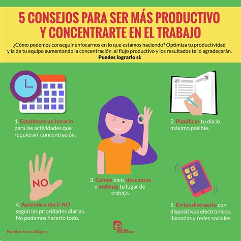 5 Consejos Para Mejorar La Productividad En El Trabajo Emprendedores Hot Sex Picture