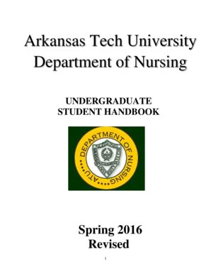 Fillable Online Atu I Have Received A Current Copy Of The Arkansas Tech